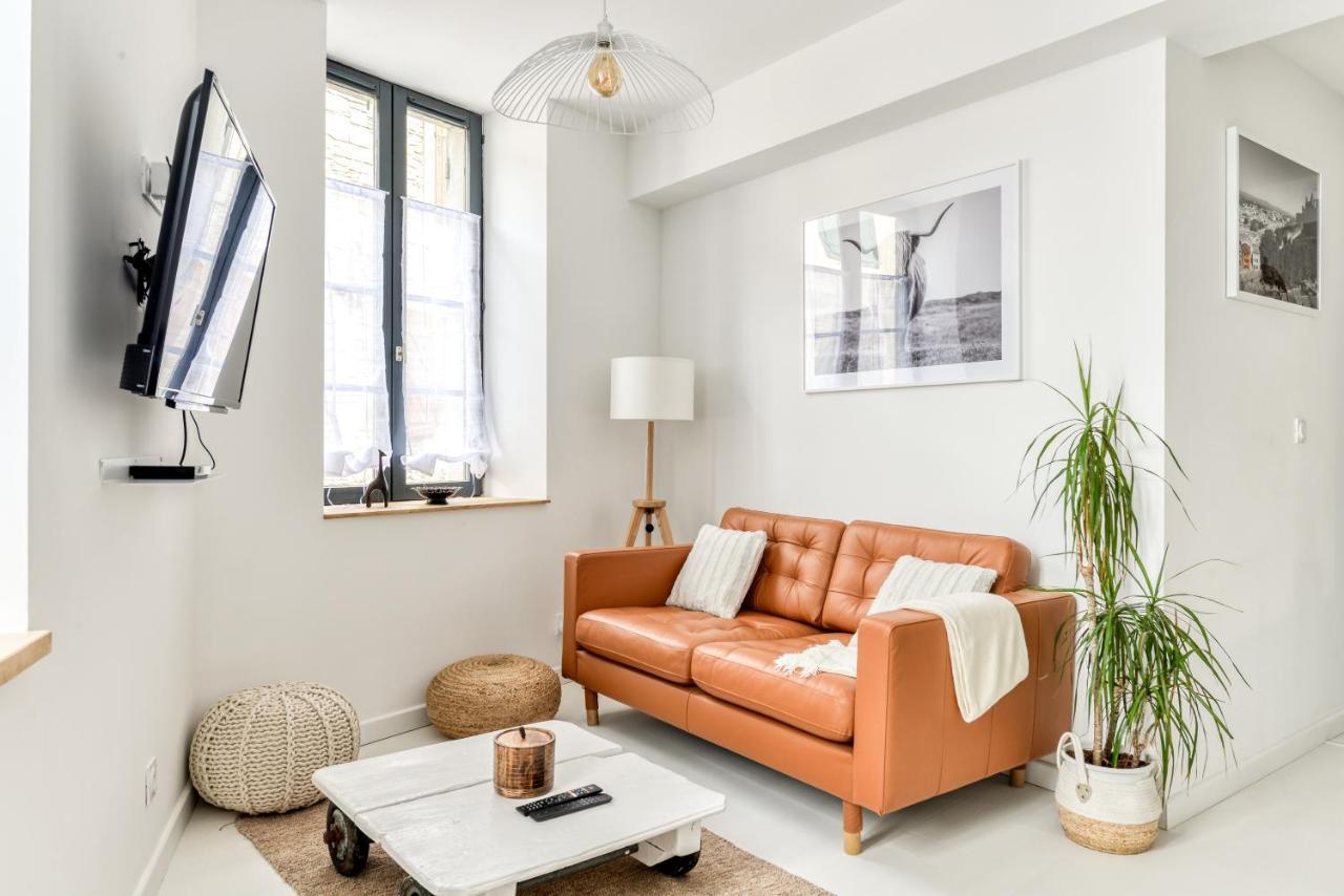 Les Gites De Laure - L'Or Blanc, Appartement Avec Vue Sur Le Chateau, Climatisation, Netflix, A 160 M De La Cite Medievale Carcassonne Exterior photo