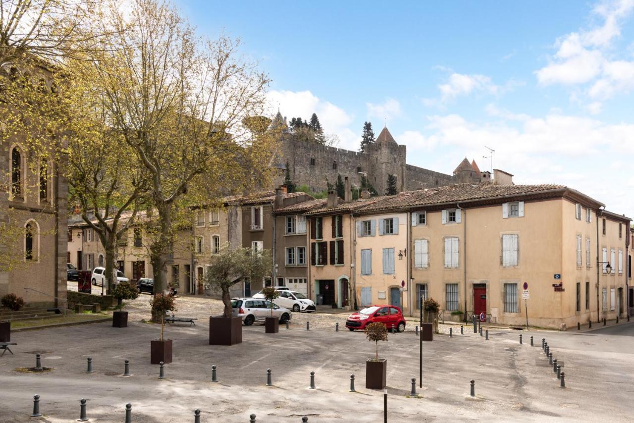 L'Or Blanc, Castel View, Air Conditioner, Netflix, 160M From Medieval Town Apartment Carcassonne Exterior photo