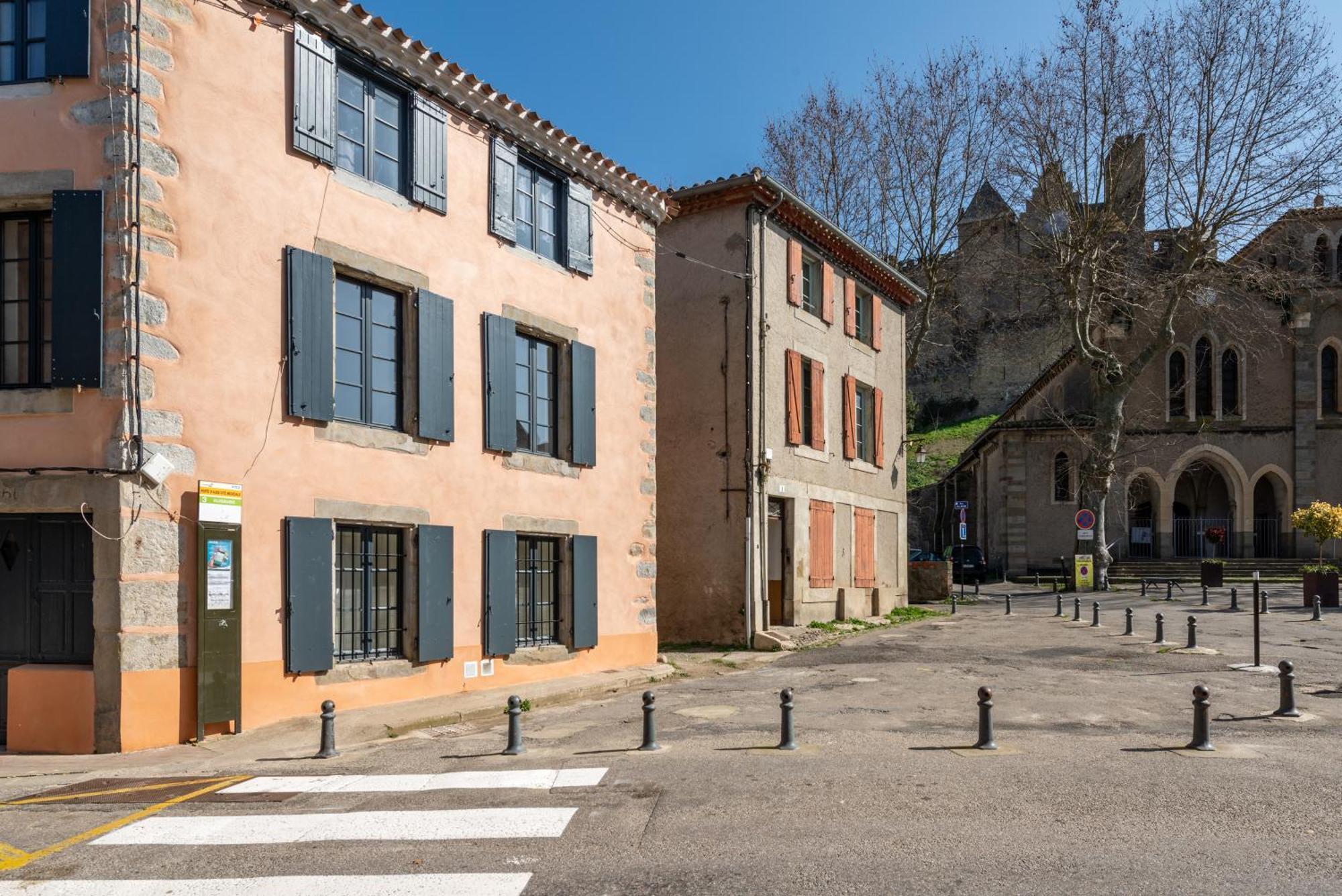 Les Gites De Laure - L'Or Blanc, Appartement Avec Vue Sur Le Chateau, Climatisation, Netflix, A 160 M De La Cite Medievale Carcassonne Exterior photo