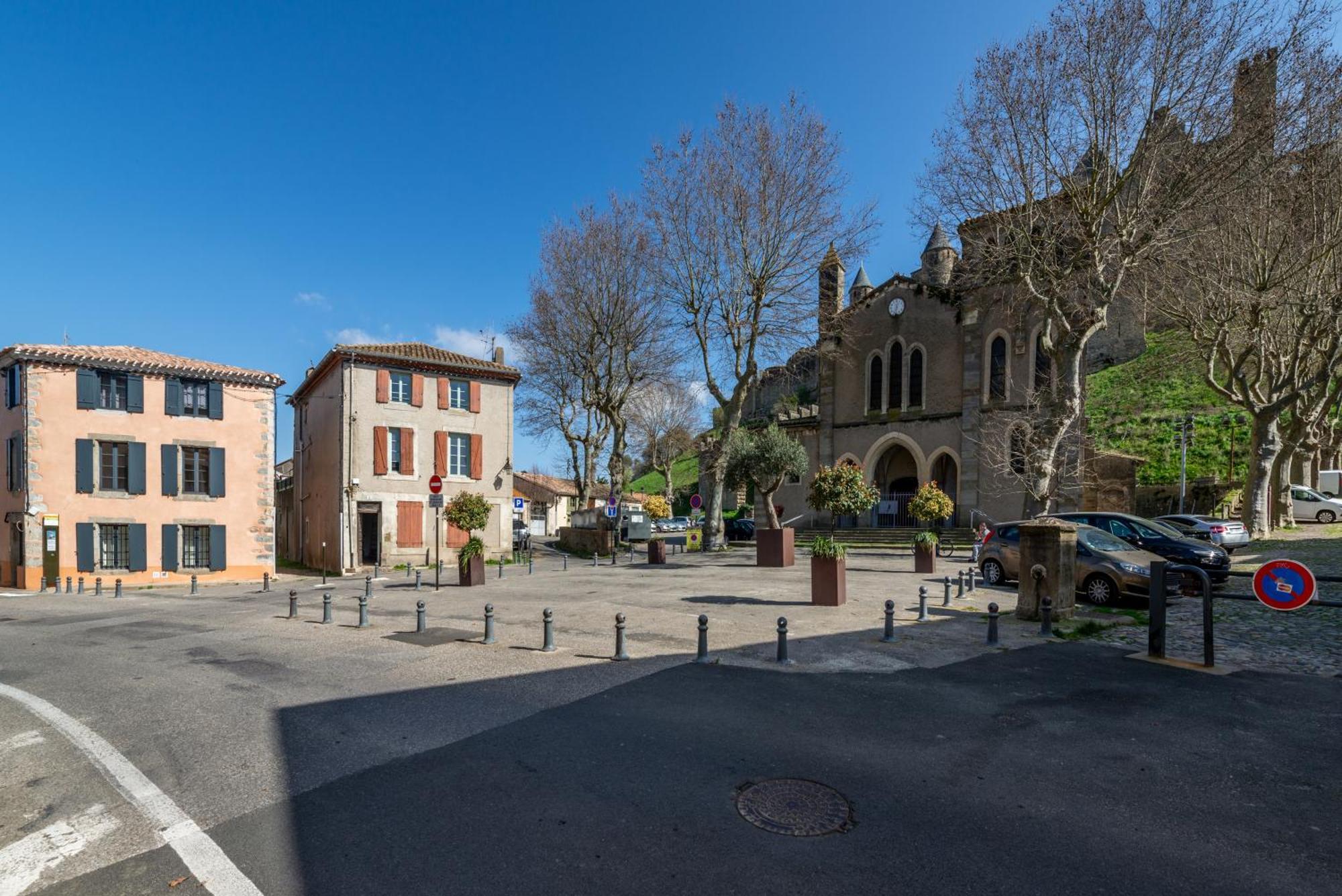 L'Or Blanc, Castel View, Air Conditioner, Netflix, 160M From Medieval Town Apartment Carcassonne Exterior photo